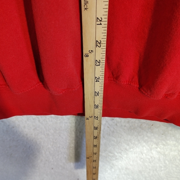 VTG Walt Disney World Characters Spell Out Sweatshirt Sz Large Red Disney Store - Picture 7 of 9